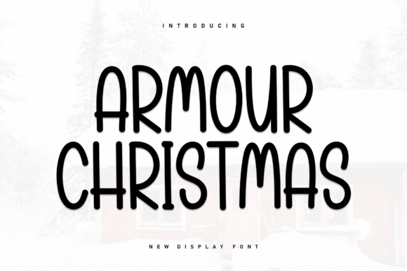 Armour Christmas Font for Authentic Branding