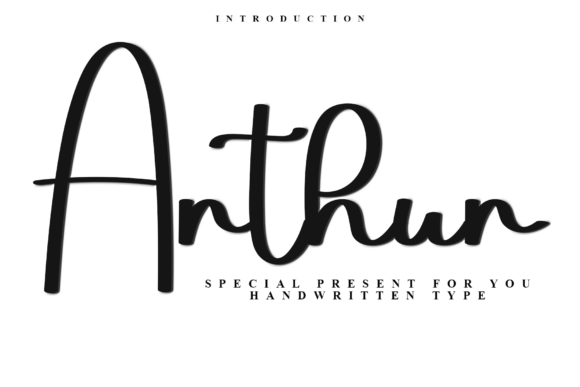 Arthur Font: A Festive Typeface for Makers