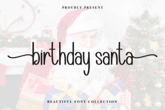 Birthday Santa Font Review for Web Design