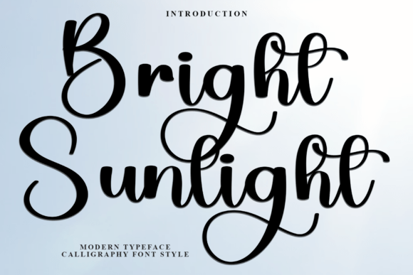 Bright Sunlight Typeface for Branding