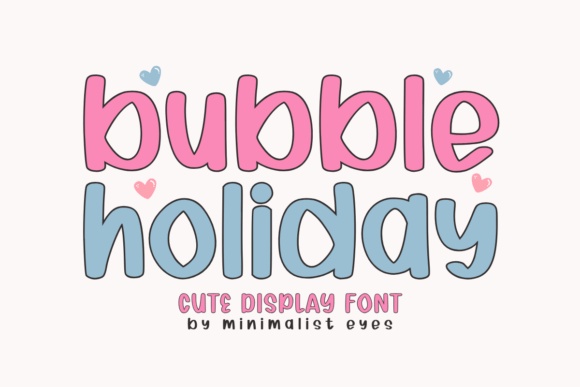 Bubble Holiday Font: A Playful Typeface for Brands
