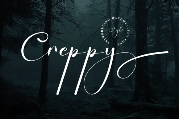 Creppy Font: A Dramatic Script for Crafters