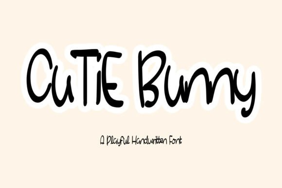 Cutie Bunny Font for Small Business Branding