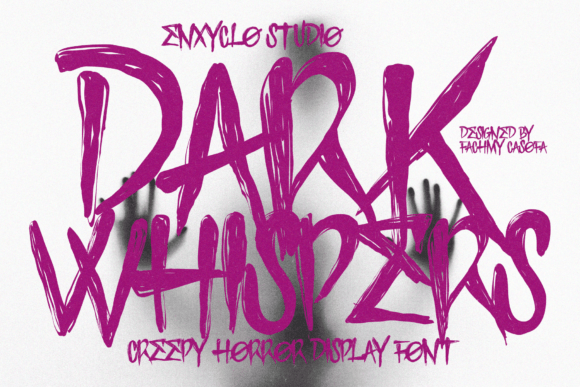 Dark Whispers Font for Spooky Crafts