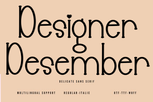 Designer Desember: A Warm Typeface for Makers