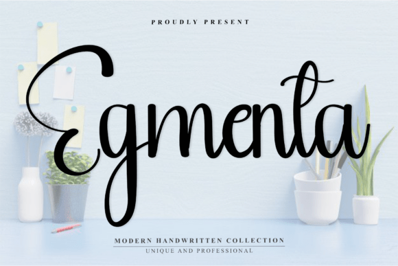 Egmenta: The Modern Script Font for Marketers