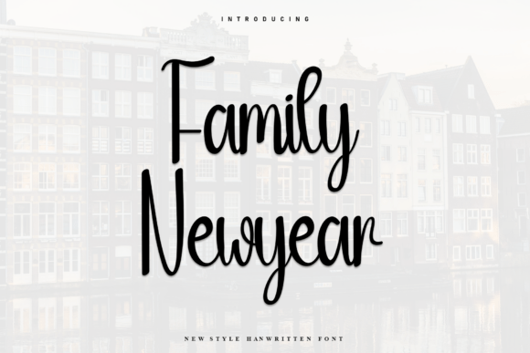 Family Newyear: A Handwritten Font for Branding
