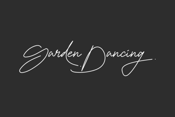 Garden Dancing Font for Campaign Clarity