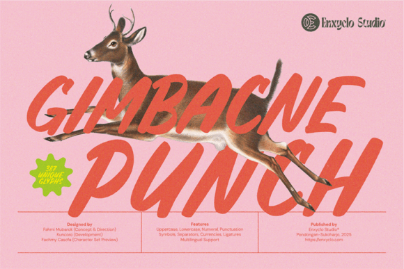 Gimbacne Punch Font Review for Brand Designers