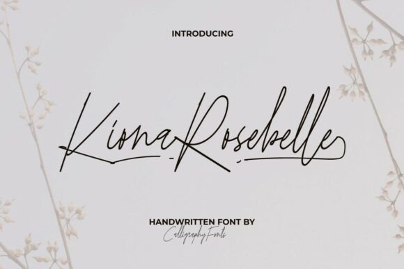 Kiona Rosebelle: A Minimalist Script Font for Web Design