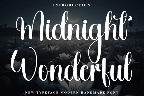 Midnight Wonderful: A Festive Typeface for Web Design