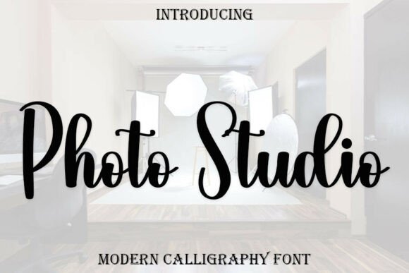 Photo Studio Font for Handmade Makers