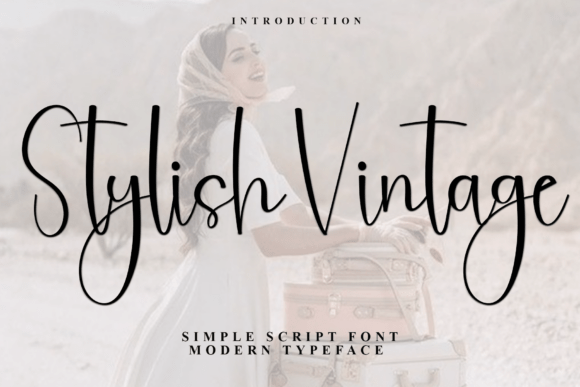 Stylish Vintage: A Premium Script Font for Web Design