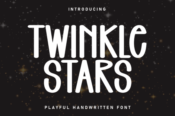 Twinkle Stars: A Handwritten Font for Crafters