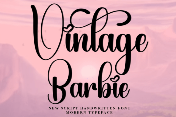 Vintage Barbie: A Festive Script Font for Marketers
