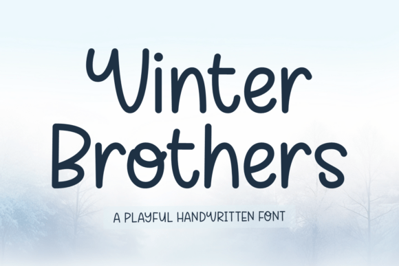 Winter Brothers: A Playful Handwritten Typeface for Web Design